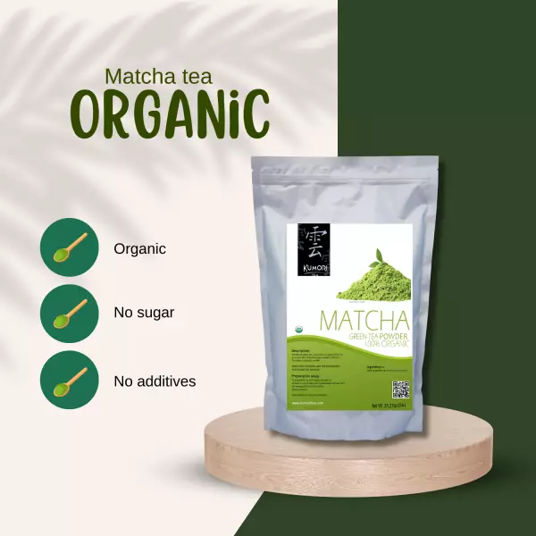 Matcha Tea - 176.37oz - 100% Organic - Green Tea - Vegan - Organic