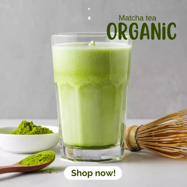 Matcha Tea - 176.37oz - 100% Organic - Green Tea - Vegan - Organic