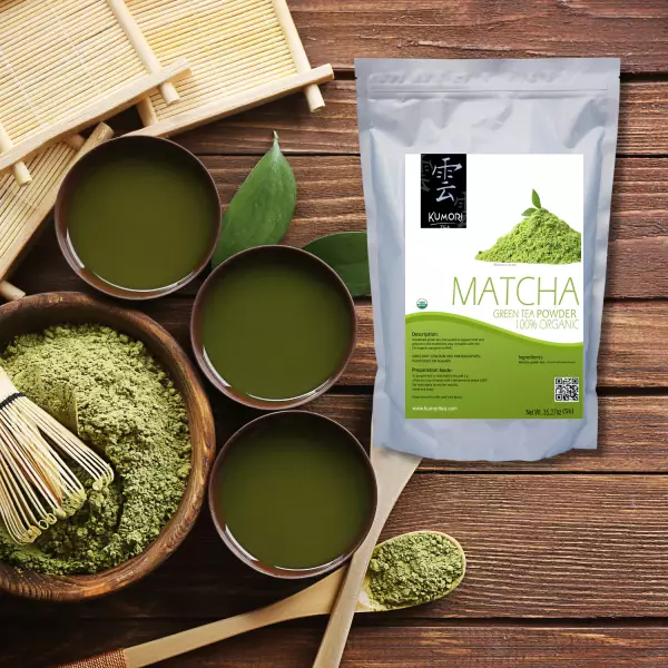 Matcha Tea - 176.37oz - 100% Organic - Green Tea - Vegan - Organic