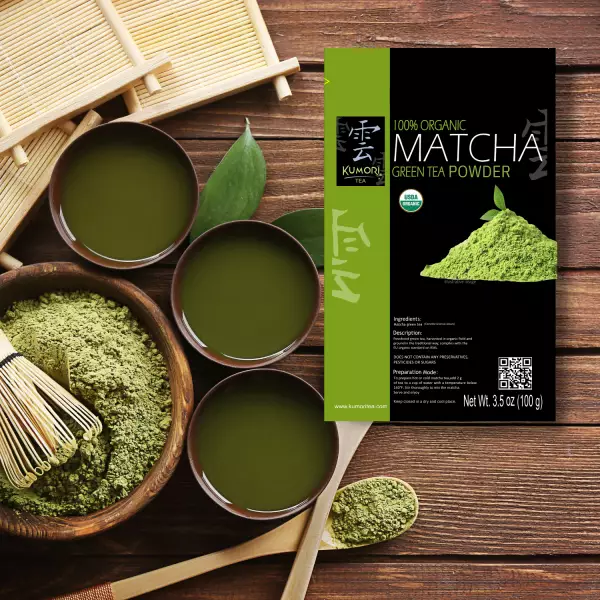 Matcha Tea - 3.5oz - 100% Organic - Green Tea - Vegan - Organic