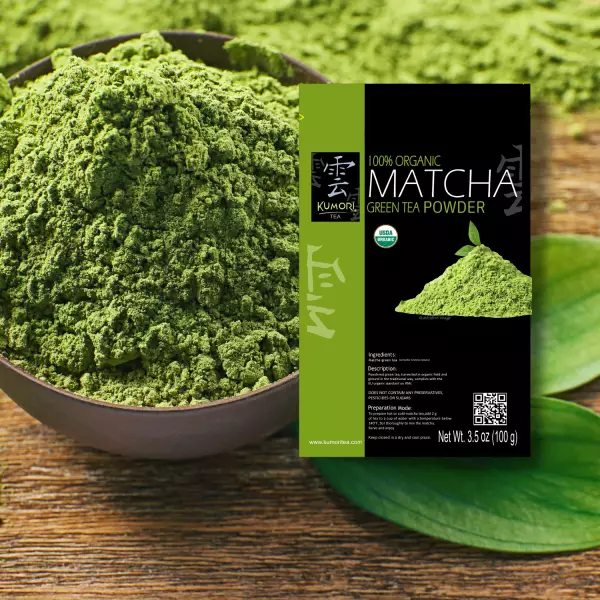 Matcha Tea - 3.5oz - 100% Organic - Green Tea - Vegan - Organic