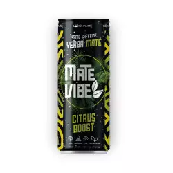 Matevibe -Natural Energy Drink-Citrus Boost 12 OZ-YERBA MATE- LEMON LIME-Low Sugar-Vegan-Focus