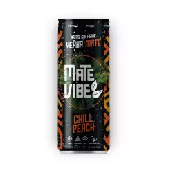 Matevibe-Natural Energy Drink-Chill Peach 12 OZ-YERBA MATE-PEACH- Low Sugar - Vegan - Focus