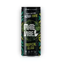 Matevibe-Natural Energy Drink-Tropical Glow-12 OZ-YERBA MATE-Low Sugar-Vegan-Focus