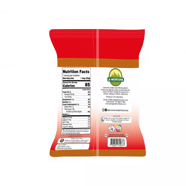Mix Fruit dried snacks - 0.88 oz - 100% fruit natural - No sugar addied - Gluten Free