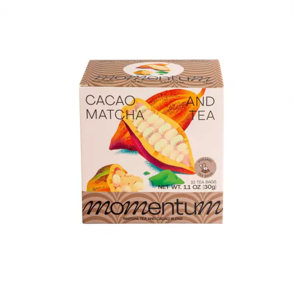 Momentum Tea | Matcha Tea and Cacao | 1.1 Oz