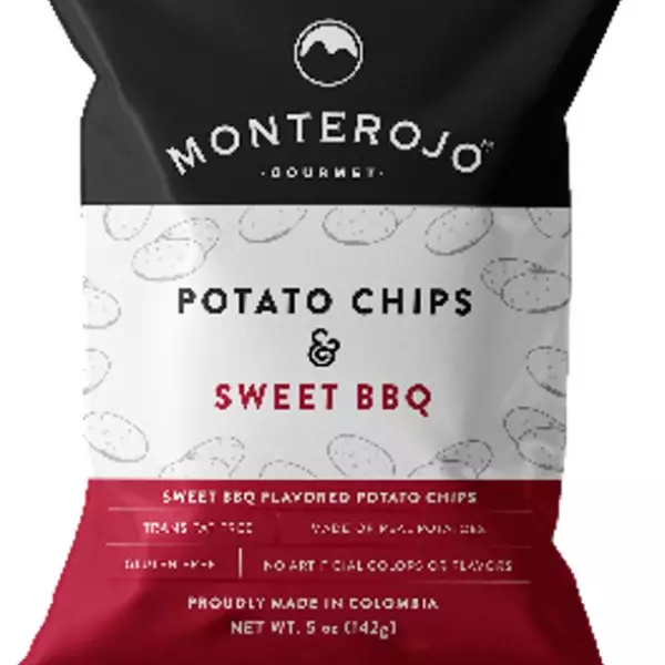 Monterojo | Sweet BBQ Potato Chips | 4.5oz E