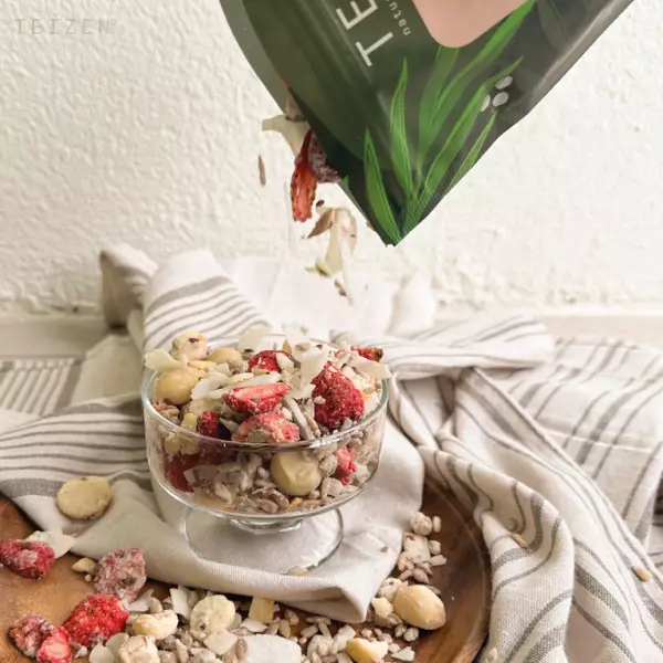 Müesli  Macadamia and Berries x 12.06 oz-Sugar Free -Gluten Free-Vegan-Grain Free-Keto Friendly