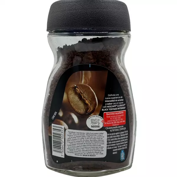 Nescafé | Clásico Black Roast Instant Coffee | E.