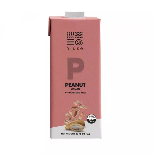 Niuke | Peanut Cacao Plant Based Milk | 33 Fl Oz