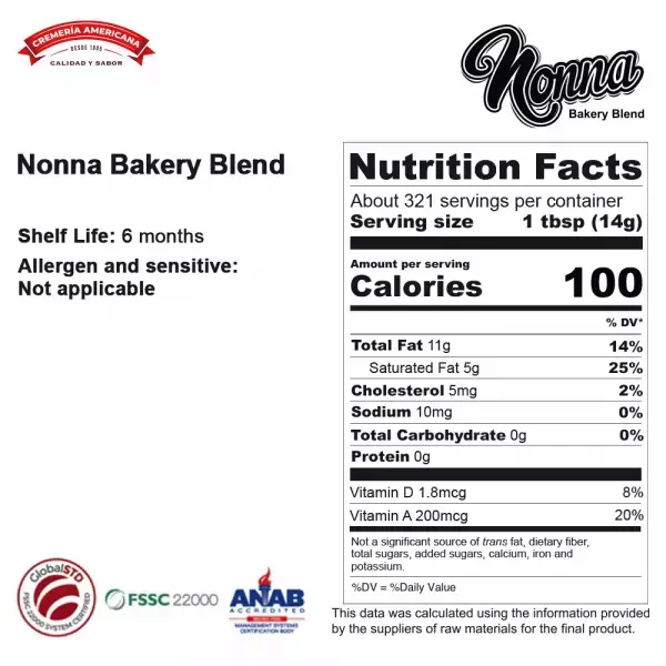 Nonna Bakery Blend - 10 lb E