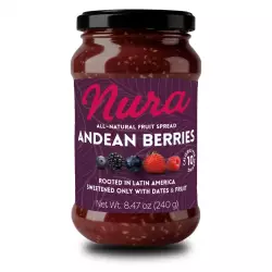Nura | All- Natural Fruit Spread: Andean Berries | 8.47 oz E