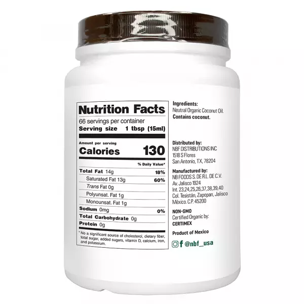 Organic Neutral Coconut Oil - 33.8 fl oz