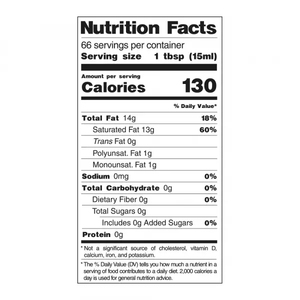 Organic Neutral Coconut Oil - 33.8 fl oz