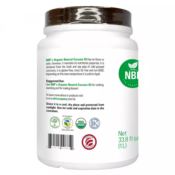 Organic Neutral Coconut Oil - 33.8 fl oz