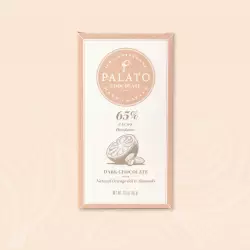 Palato - 65% Dark Chocolate with Orange Oil & Almonds-1.76oz bar-Bean to Bar-Hand Crafted