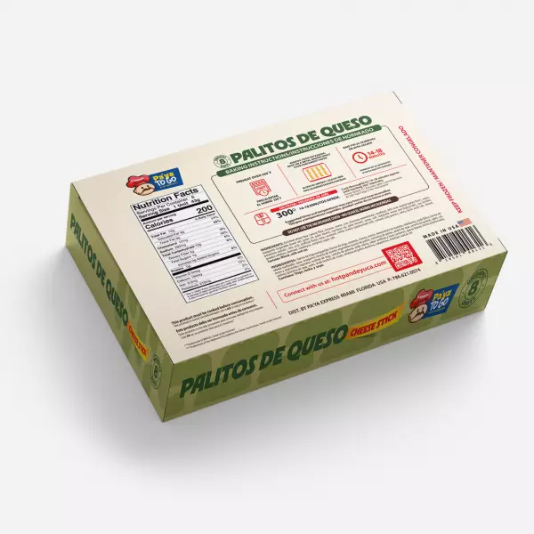 Palitos de Queso / Cheese Breadsticks Size Per Unit 12.1 Oz  12x8 units