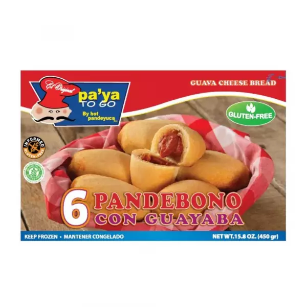 Pandebono Guayaba / Guava Yuca Cheese Bread  15.6 Oz 12x6 units