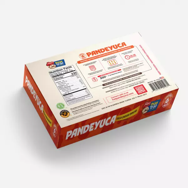 Pandeyuca / Yuca Cheese Roll Size Per Unit 15.6 Oz 12x6 units