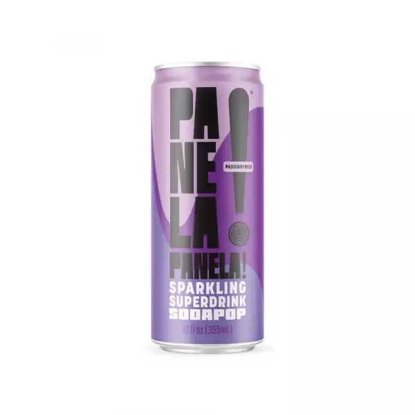 Panela!Panela! Sparkling Superdrink, Passionfruit 12 fl oz, Organic, Vegan, Kosher