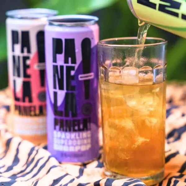 Panela!Panela! Sparkling Superdrink, Passionfruit 12 fl oz, Organic, Vegan, Kosher