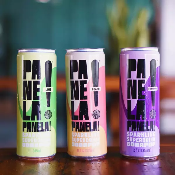 Panela!Panela! Sparkling Superdrink, Passionfruit 12 fl oz, Organic, Vegan, Kosher