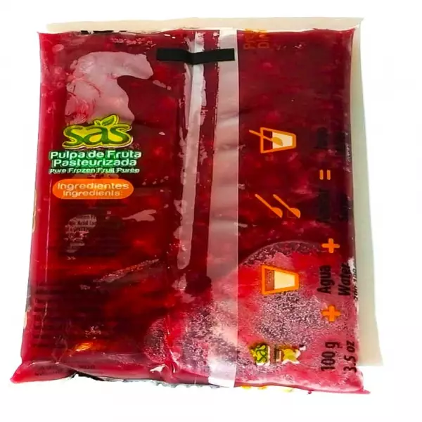 Pasteurized Blackberry Fruit Pulp - 35 oz (1.000gr) - Free Sugar - Kosher -  Easy Off E