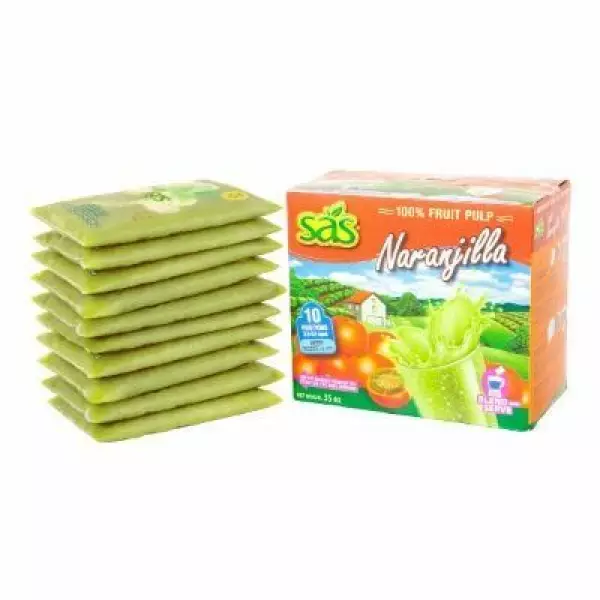 Pasteurized Lulo Fruit Pulp - 35 oz (1.000gr) - Free Sugar - Kosher -  Easy Off E