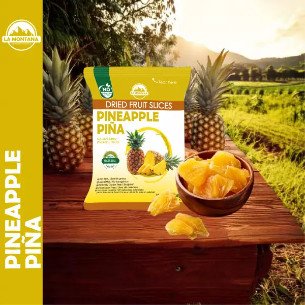 Pineapple dried snacks - 0.88 oz - 100% fruit natural - No sugar addied - Gluten Free