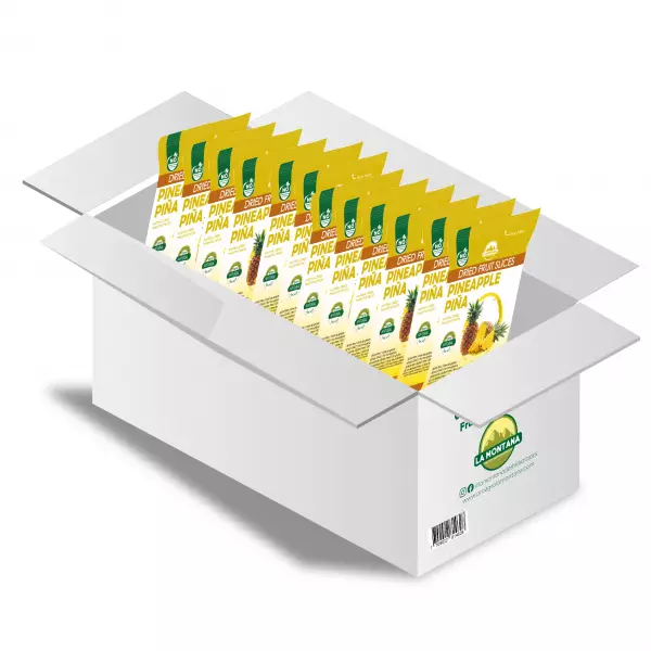 Pineapple dried snacks - 0.88 oz - 100% fruit natural - No sugar addied - Gluten Free