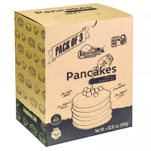 Premix to prepare pancakes crepes and waffles - Doypack - 17.64 Oz E