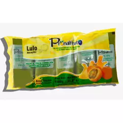 Pronalfrut-Lulo Frozen Fruit Pulp - 35 oz (1.000gr) E. - 10 pillows x 100 g (3,5 oz )