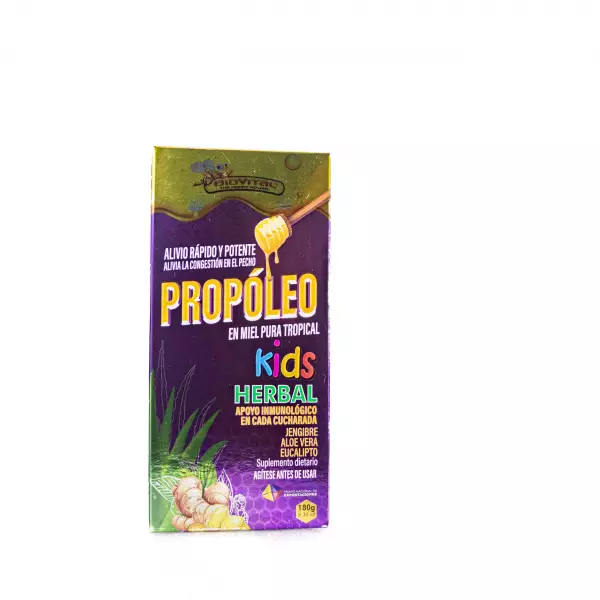 Propolis | Kids Cough Syrup with Propolis and Pure Tropical Honey | 6.34 oz  E
