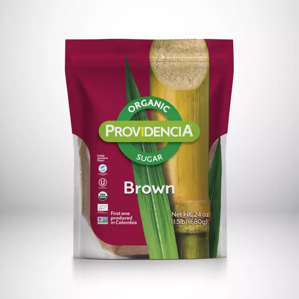 Providencia Organic Brown Sugar | 24 oz resealable doypack | Possibility to do Private Label