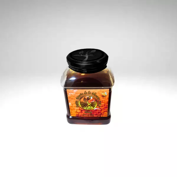 Pure Bee Honey - Square Plastic Jar - 24 oz
