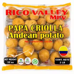 Rico Valley-Yellow Potatoe ( type A). Precook, Gluten free, 100 % natural, 2 pounds each package E