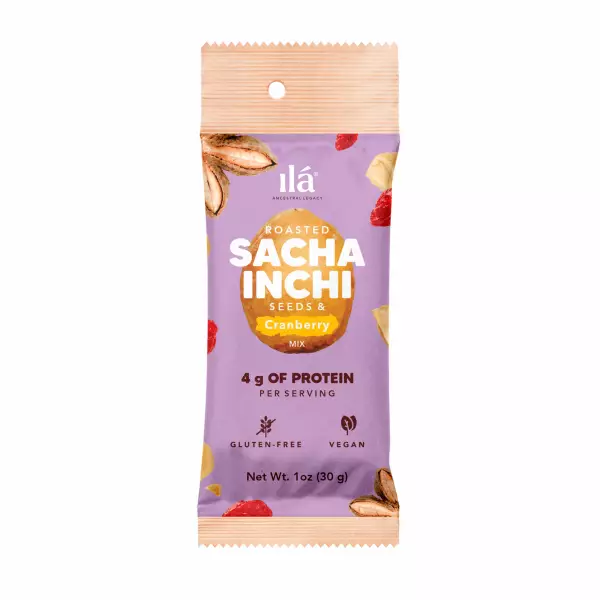 Roasted Sacha Inchi-Cranberries mix 1.058 oz High Protein Excellent Source of Omega 3 Vegan Keto E