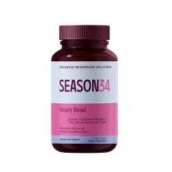 SEASON34-Menopause Beauty Blend - 60 Ct - Hair Shedding, Skin, Nails - Keratin Peptides, Ceramides