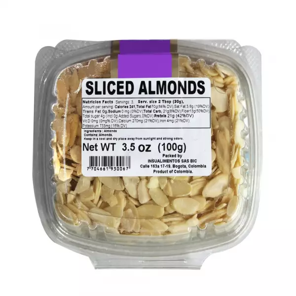 SLICED ALMONDS - 3.53 oz