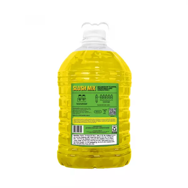 Slushie Mix 1:5 - Lemon Ice - 128 fl oz - Pure Cane Sugar - Natural Flavor