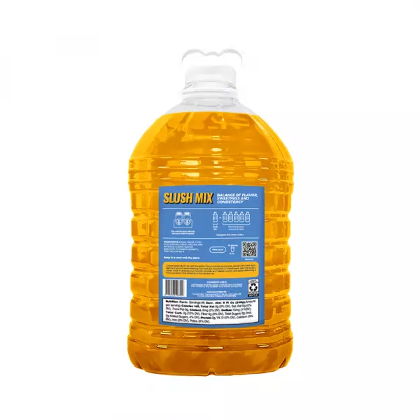 Slushie Mix 1:5 - Mango Passion - 128 fl oz - Pure Cane Sugar - Natural
