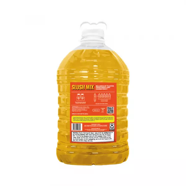 Slushie Mix 1:5 - Peach Mimosa - 128 fl oz - Pure Cane Sugar - Natural Flavor