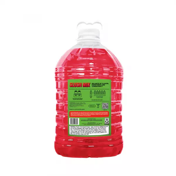 Slushie Mix 1:5 - Watermelon - 128 fl oz - Pure Cane Sugar - Natural Flavor