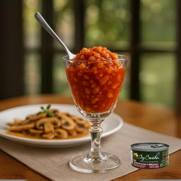 Soy Ceviche | Soy Based Ceviche 4 Pack  | Honey Mustard, BBQ (Spicy, Mild) 5.64oz E.