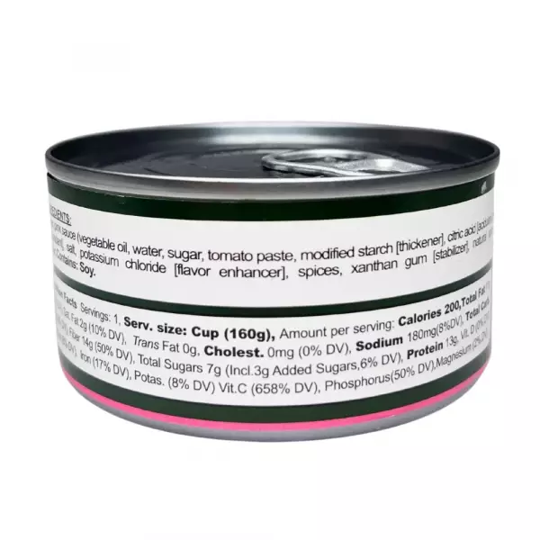 Soy Ceviche in Thousand Island Sauce-5,64oz-Vegan Protein–Gluten free–High fiber-No added sugar