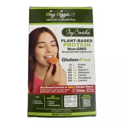 Soy Ceviche Spicy Tomato|Ready-to-Eat Plant-Based Protein Main Dish|Non-GMO, Gluten-Free|7.4oz
