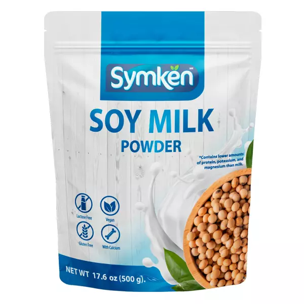 Soy Milk Powder 17.6 Oz - No Added Sugar - Vegan - Gluten free - Lactose free - Non-GMO