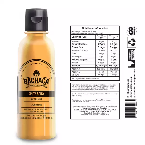 Spicy. Spicy - Hot Chili Sauce - 8.8Oz