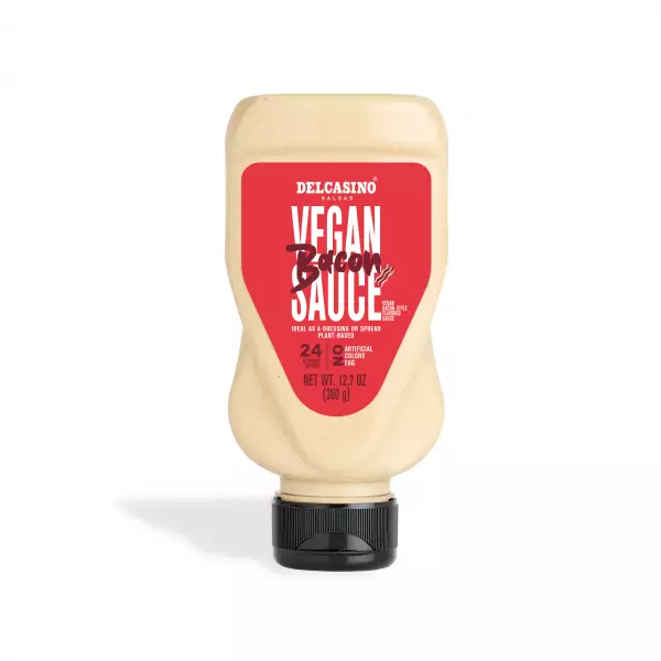 spreadable vegan bacon / gluten and colorant free /V-lable certification/plastic bottle 12.6oz