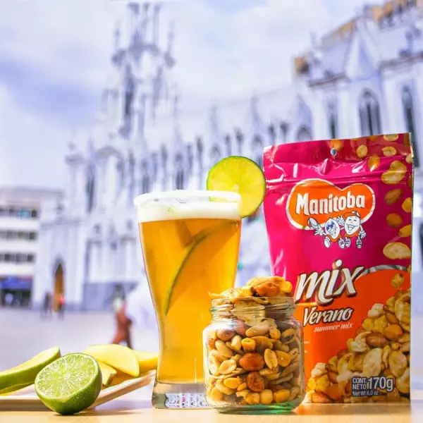 Summer Mix - Nuts. Spicy With Chili and Lime Peanuts And Broadbeans X 6O z Doypack